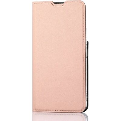 Wave Galaxy S22 Roosa Kulta Nahkainen Puhelimen Kuori Wave Galaxy S22 Roosa Kulta Nahkainen Puhelimen Kuori