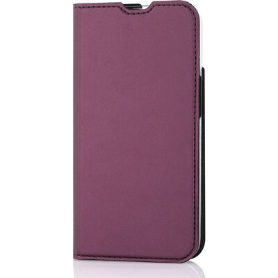 Wave BookCase - Schutzetui, iPhone 14, Smoky Sangria Wave BookCase - Schutzetui, iPhone 14, Smoky Sangria