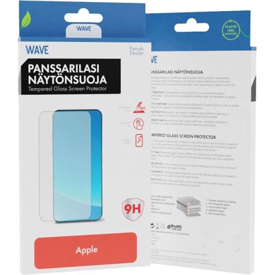 Wave iPhone 14/16 Pro Bildschirmschutz - Glas Wave iPhone 14/16 Pro Bildschirmschutz - Glas