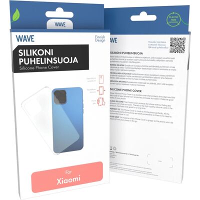 Wave Xiaomi Redmi A2 Läpinäkyvä silikonikasetti Wave Xiaomi Redmi A2 Läpinäkyvä silikonikasetti