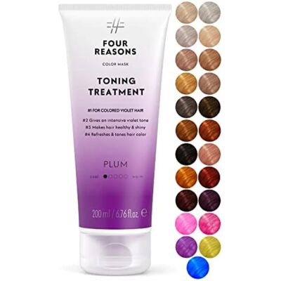 Four Reasons Luumu Väri Mask Toning Hoito - Hiusten Hoito Four Reasons Luumu Väri Mask Toning Hoito - Hiusten Hoito