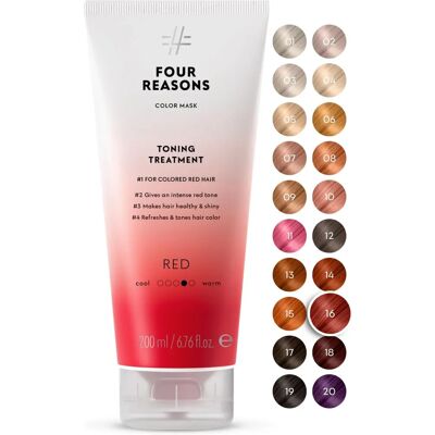 Four Reasons Rode Toning Treatment - Haarversterker Four Reasons Rode Toning Treatment - Haarversterker