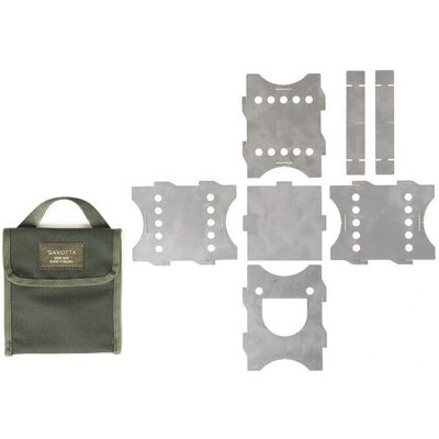 Savotta - Happy Stove - Cinza - Camping Stove Savotta - Happy Stove - Cinza - Camping Stove