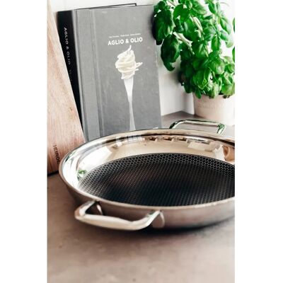 Heirol Pro Steelsafe - Ruostumaton teräspannu 28cm Heirol Pro Steelsafe - Ruostumaton teräspannu 28cm