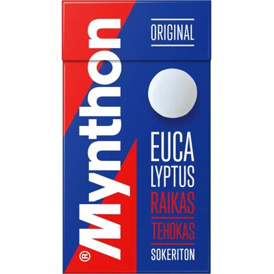Mynthon - Original Eucalyptus - Sokeriton - Pastillit Mynthon - Original Eucalyptus - Sokeriton - Pastillit