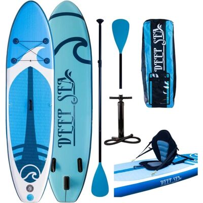 Deep Sea Kayak Pro SUP-Board - Umwandelbar, Stabil, Komplettset Deep Sea Kayak Pro SUP-Board - Umwandelbar, Stabil, Komplettset