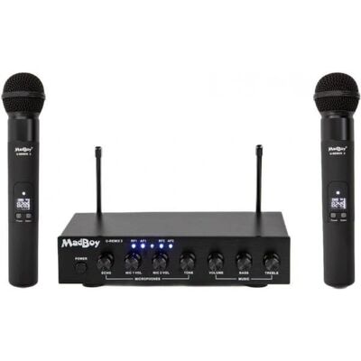 MadBoy Audio U-Remix 3 Drahtloses Karaoke-Mikrofonsystem MadBoy Audio U-Remix 3 Drahtloses Karaoke-Mikrofonsystem