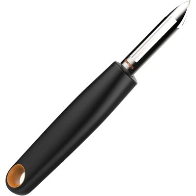 Fiskars Gemüsepflücker - Edelstahl, Softgrip-Griff, 18 cm - Schäler Fiskars Gemüsepflücker - Edelstahl, Softgrip-Griff, 18 cm - Schäler