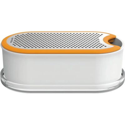 Käsikäyttöinen raastin Fiskars säiliöllä - 16,8x9 cm - Raastin Käsikäyttöinen raastin Fiskars säiliöllä - 16,8x9 cm - Raastin