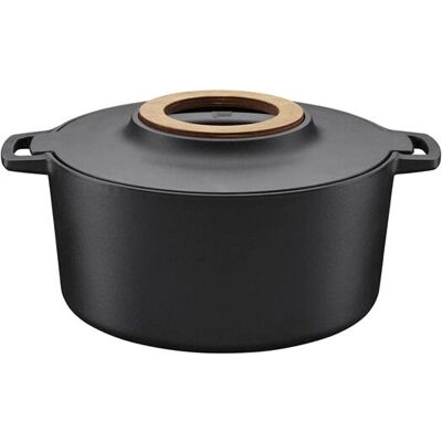 Fiskars Norden Gusseisen Bratpfanne - 6L, Schwarz, Skandinavische Inspiration Fiskars Norden Gusseisen Bratpfanne - 6L, Schwarz, Skandinavische Inspiration