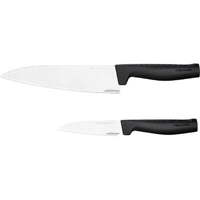Set di Coltelli Fiskars - 2 Pezzi Bordi Duri per Pelare e Tritare Set di Coltelli Fiskars - 2 Pezzi Bordi Duri per Pelare e Tritare