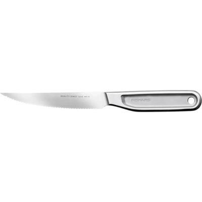 Fiskars 12cm Tomatkniv - Ruostumaton Teräs - Finsk Muotoilu Fiskars 12cm Tomatkniv - Ruostumaton Teräs - Finsk Muotoilu