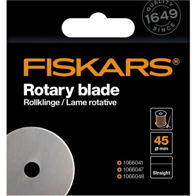 Fiskars Rotatie Mes - 45mm Rechte Snede - CCH-9531 Fiskars Rotatie Mes - 45mm Rechte Snede - CCH-9531