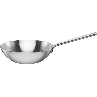 Fiskars Norden Steel Wok - 28cm Teflonmentes Steel Wok - Rezistent la temperaturi ridicate Fiskars Norden Steel Wok - 28cm Teflonmentes Steel Wok - Rezistent la temperaturi ridicate