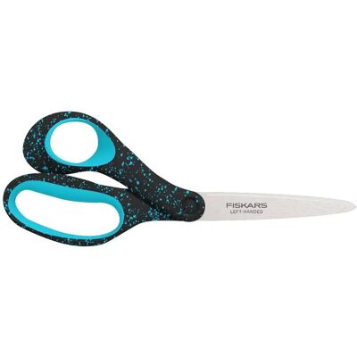 Foarfece școlară Fiskars 20cm Stângaci Albastru Cu Model - Foarfece Foarfece școlară Fiskars 20cm Stângaci Albastru Cu Model - Foarfece
