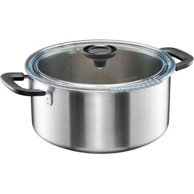 Fiskars 5L Casserole avec Couvercle - Acier recyclé Fiskars 5L Casserole avec Couvercle - Acier recyclé