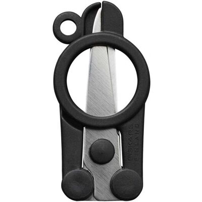 Ciseaux de voyage pliants Fiskars - Acier inoxydable - Noir Ciseaux de voyage pliants Fiskars - Acier inoxydable - Noir