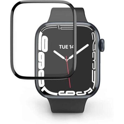 Protector de pantalla para Apple Watch 45mm - Vidrio 3D resistente Protector de pantalla para Apple Watch 45mm - Vidrio 3D resistente
