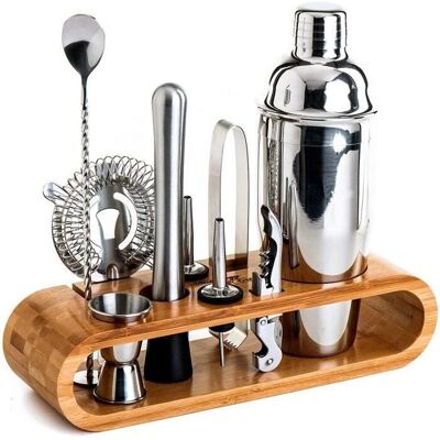 Tempsa - Kit 10ST - 750ML - Ensemble de shaker à cocktail - Publicité Tempsa - Kit 10ST - 750ML - Ensemble de shaker à cocktail - Publicité