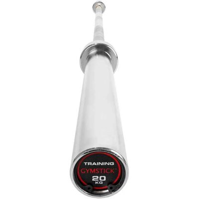 Gymstick Olympic Barbell - 20kg, 50mm, Chrome, 218cm Gymstick Olympic Barbell - 20kg, 50mm, Chrome, 218cm