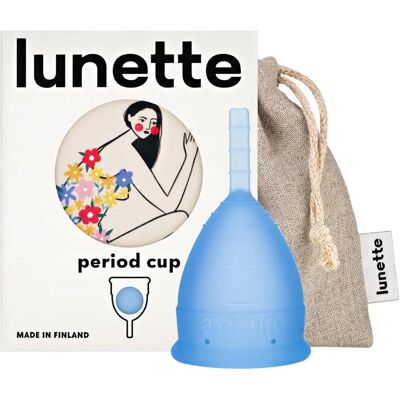 Lunette Modell 1 Menstruationskopp - Blå Lunette Modell 1 Menstruationskopp - Blå