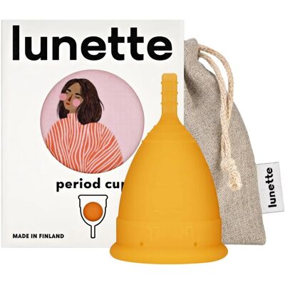 Lunette Modell 2 Återanvändbar Orange Menstruationskopp - Menstruationskopp Lunette Modell 2 Återanvändbar Orange Menstruationskopp - Menstruationskopp