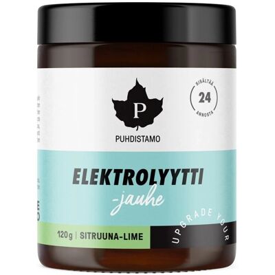 Puhdistamo Elektrolyyttijauhe Sitruuna Lime - Elektrolyyttijauhe Puhdistamo Elektrolyyttijauhe Sitruuna Lime - Elektrolyyttijauhe