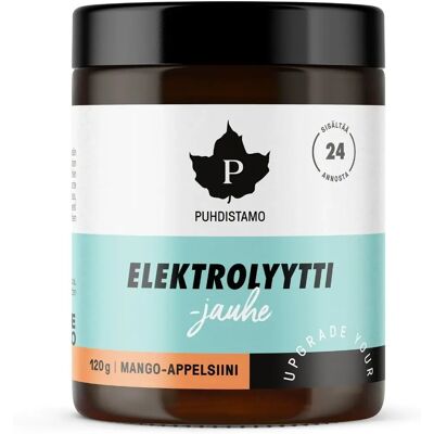 Puhdistamo Mango-Appsihappo Elektrolyyttijauhe - Nesteytys ja Elektrolyytit Puhdistamo Mango-Appsihappo Elektrolyyttijauhe - Nesteytys ja Elektrolyytit