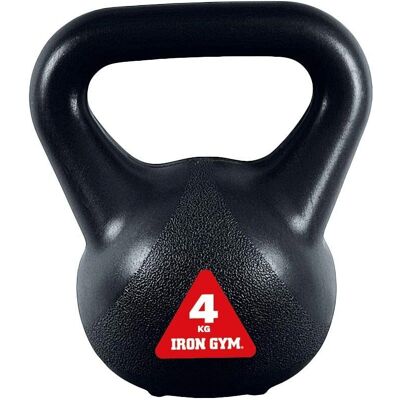 Iron Gym 4kg Kettlebell Svart - Treningsutstyr for styrketrening Iron Gym 4kg Kettlebell Svart - Treningsutstyr for styrketrening