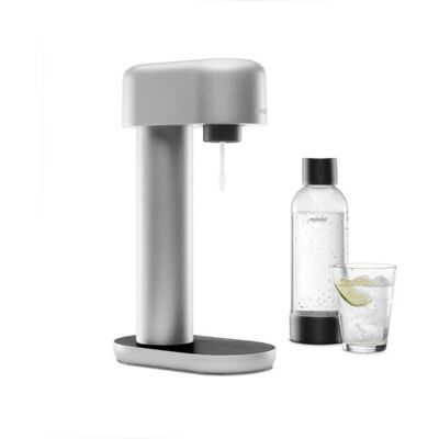 Mysoda Ruby Silver - Sodamachine, Kompakt, Umweltfreundlich Mysoda Ruby Silver - Sodamachine, Kompakt, Umweltfreundlich
