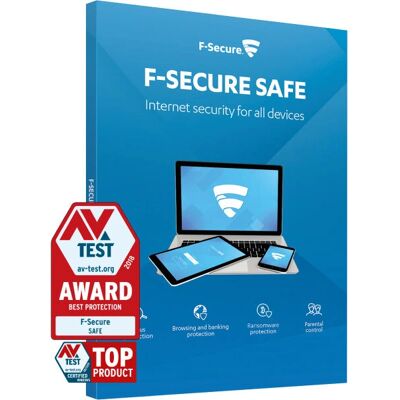F-Secure - Safe Internet Security - 3 Devices - 2 Years - Antivirus F-Secure - Safe Internet Security - 3 Devices - 2 Years - Antivirus