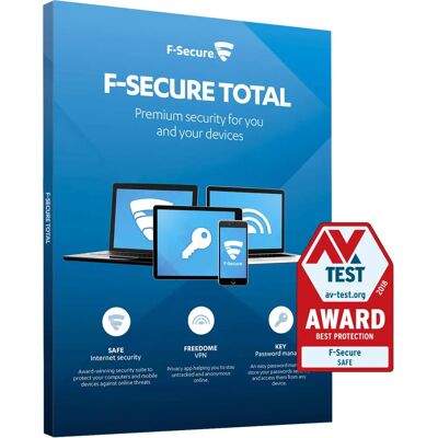 F-Secure - Total Security - 3 Devices - 1 Year - Antivirus F-Secure - Total Security - 3 Devices - 1 Year - Antivirus