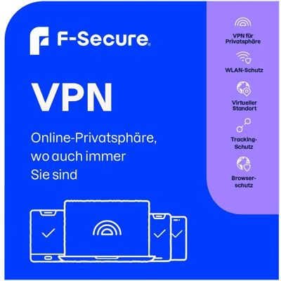 F-Secure VPN - Sikkert & Privat Internet - Flere Enheder F-Secure VPN - Sikkert & Privat Internet - Flere Enheder