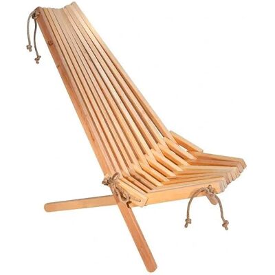 EcoFurn EcoChair af Elme - Naturlig have- og havestol EcoFurn EcoChair af Elme - Naturlig have- og havestol