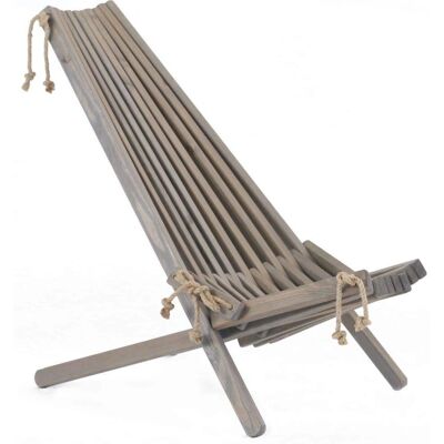 Harmaa Ulkokangas - Outdoor Lounger Harmaa Ulkokangas - Outdoor Lounger