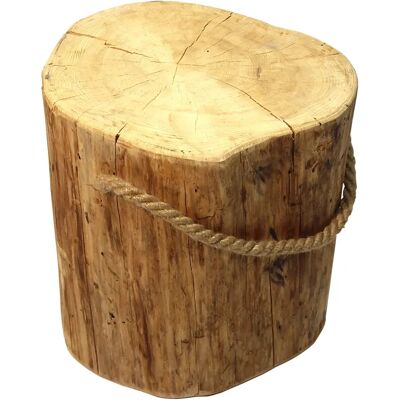 Hillerstorp Pölkky 45cm Luonnollinen Beige - Jakkara / Pieni pöytä / Sisustus Hillerstorp Pölkky 45cm Luonnollinen Beige - Jakkara / Pieni pöytä / Sisustus