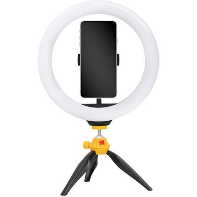 Kit di vlogging Kodak con anello LED da 10' - Anello LED per selfie Kit di vlogging Kodak con anello LED da 10' - Anello LED per selfie