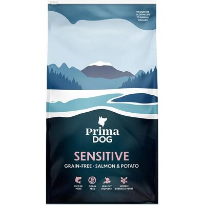 PrimaDog Lax och Potatis Hundfoder - Känsliga Magar - 10kg PrimaDog Lax och Potatis Hundfoder - Känsliga Magar - 10kg