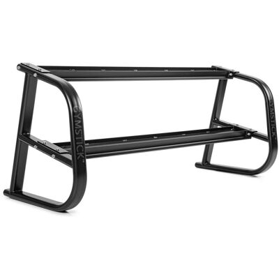 Gymstick Black Dumbbell Rack - 160 cm, Two-layer Steel Gymstick Black Dumbbell Rack - 160 cm, Two-layer Steel