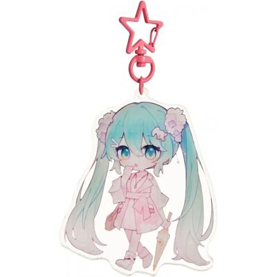 POPbuddies Hatsune Miku Kawaii Summer Time Acryl Schlüsselanhänger - Offiziell lizenziert POPbuddies Hatsune Miku Kawaii Summer Time Acryl Schlüsselanhänger - Offiziell lizenziert