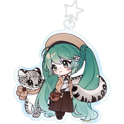 Porte-clés en acrylique Hatsune Miku - Hiver - POPbuddies - Publicité Porte-clés en acrylique Hatsune Miku - Hiver - POPbuddies - Publicité