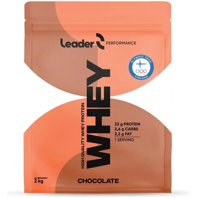 Leader Performance Whey 2kg - Maitoproteiinijauhe lihasten kasvattamiseen Leader Performance Whey 2kg - Maitoproteiinijauhe lihasten kasvattamiseen