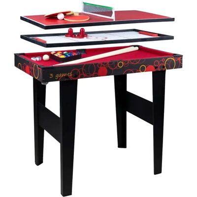 Prosport 3-in-1 pelipöytä - Monipuolinen perhepaketti Prosport 3-in-1 pelipöytä - Monipuolinen perhepaketti