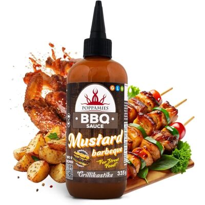Poppamies - Mustard Barbeque - 335g - BBQ - Sauce Poppamies - Mustard Barbeque - 335g - BBQ - Sauce