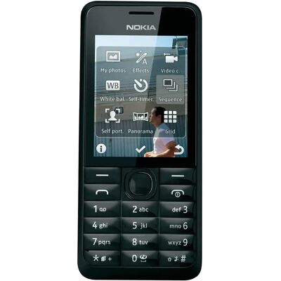 Nokia 301 - Mono-SIM - Noir - Téléphone portable - Publicité Nokia 301 - Mono-SIM - Noir - Téléphone portable - Publicité