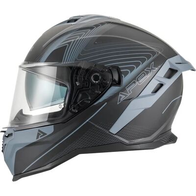 Apex - FI200 - Grau Schwarz - XL - Helmet Apex - FI200 - Grau Schwarz - XL - Helmet