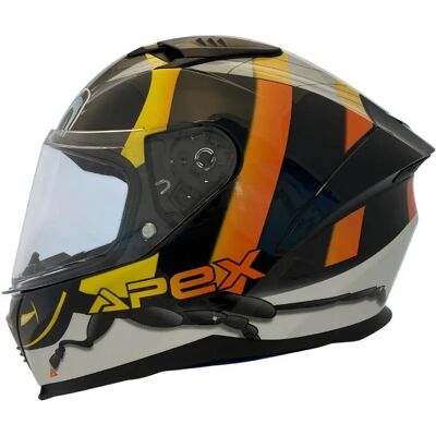 Apex - FI100 - Schwarz Glänzend - Größe S 49/50 - Helm Apex - FI100 - Schwarz Glänzend - Größe S 49/50 - Helm