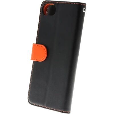 Coque Insmat 650-2486 - Étui Flip 4,7" Noir & Orange - Publicité Coque Insmat 650-2486 - Étui Flip 4,7" Noir & Orange - Publicité