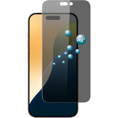 Protection d'écran confidentialité Screenor pour iPhone 16 Pro Max - Verre trempé - Publicité Protection d'écran confidentialité Screenor pour iPhone 16 Pro Max - Verre trempé - Publicité