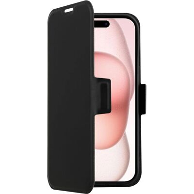 Coque portefeuille iPhone 16 - Cuir écologique, MagSafe - Publicité Coque portefeuille iPhone 16 - Cuir écologique, MagSafe - Publicité